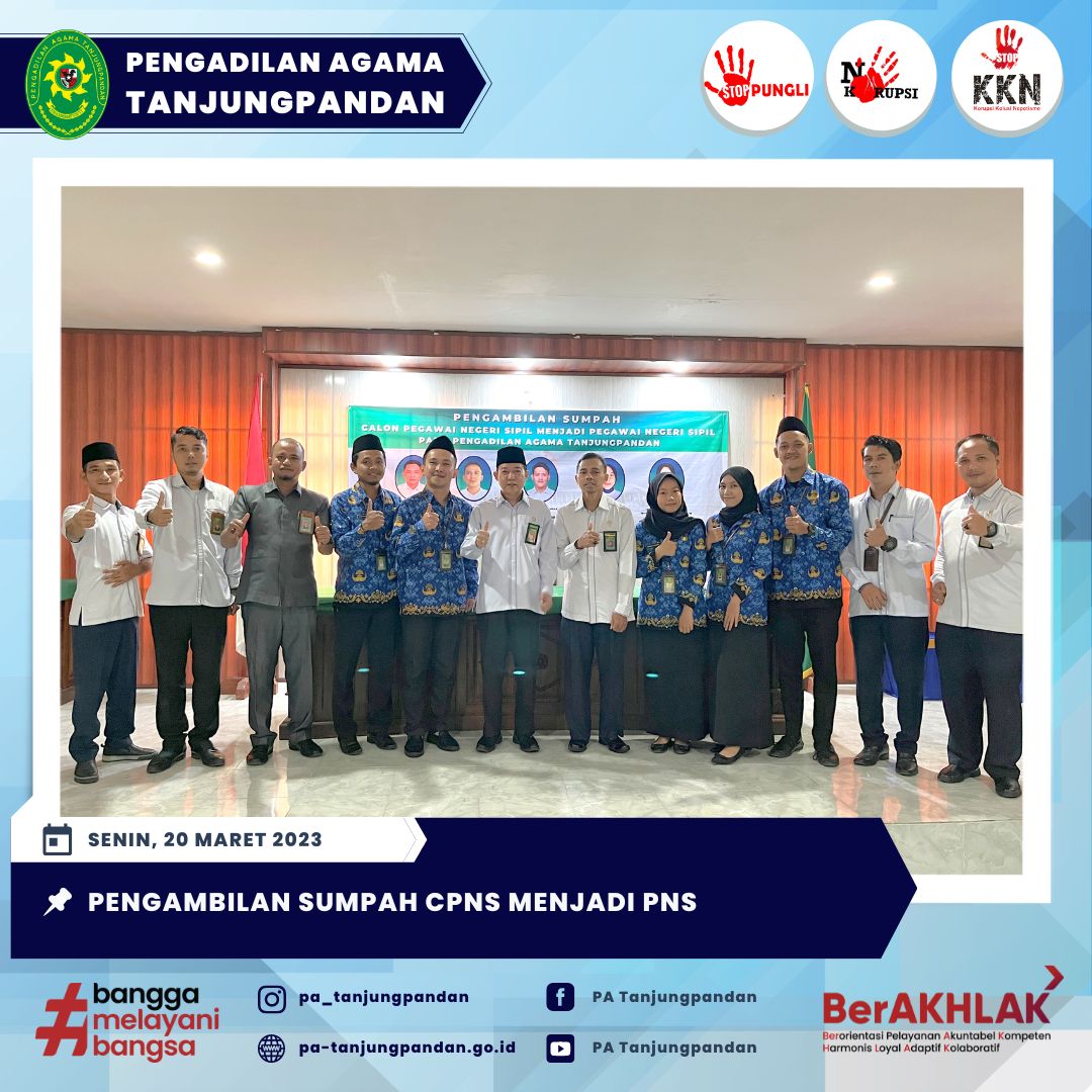20032023 pelantikan cpns 2